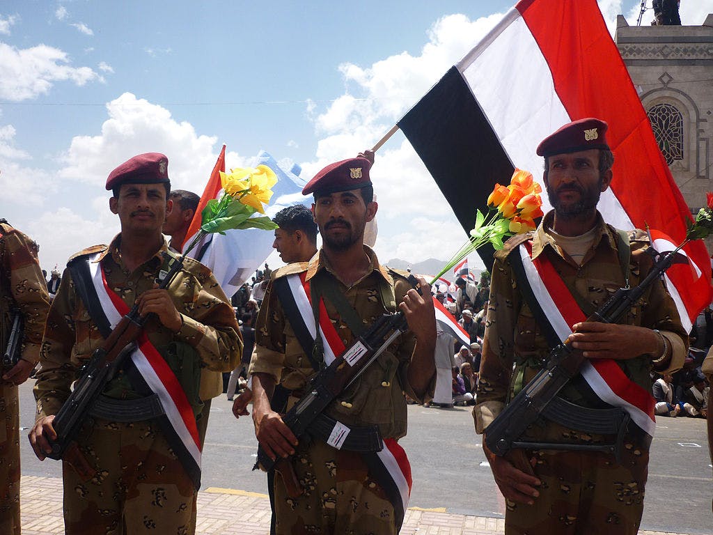 سربازان یمنی − عکس از ابراهیم قاسم (CC)