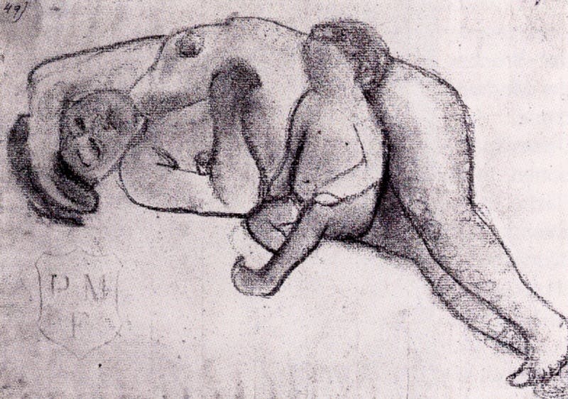 مادر غنوده با بچه، اثر Paula Modersohn Becker 1876-1907
