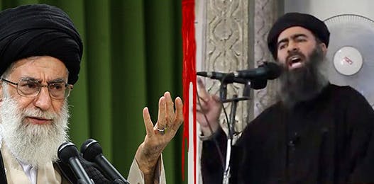 ابوبکر بغدادی و سیدعلی خامنه‌ای همدیگر را در تشدید آتش جنگ فرقه‌ای تکمیل کردند.