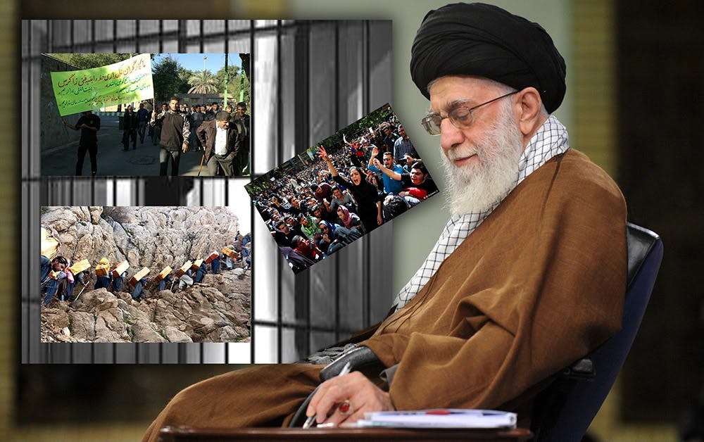 خامنه‌ای در حالی وعده تحقق آرزوی تمدن اسلامی ایرانی را می‌دهد که ورشکستگی دستگاه ولایی عیان شده و اعتراض در جامعه نسبت به فقر و فساد و تبعیض رو به گسترش است.