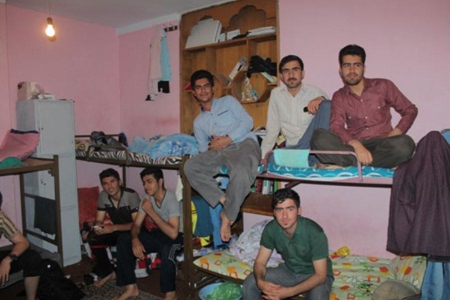 یک اتاق دانشجویی در خوابگاه دانشگاه ارومیه