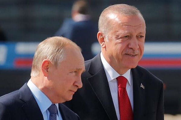 رجب طیب اردوغان و ولادیمیر پوتین، رئیسان جمهوری ترکیه و روسیه