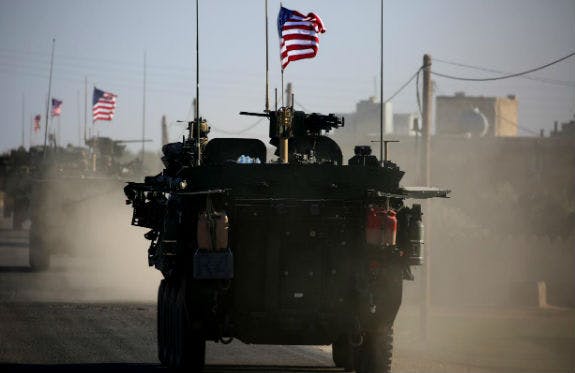 آمریکا از خط مرزی شمال سوریه عقب‌نشینی کرد