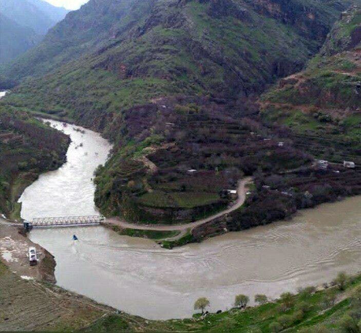رودخانه سیروان در جوار سلین