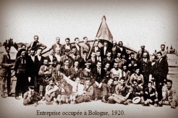 بولونیا، ۱۹۲۰: شورای کارگری تصرف کننده کارخانه