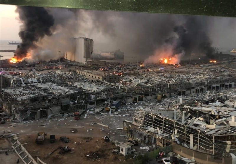 در انفجارهای مهیب #بیروت دست‌کم ۱۰۰ نفر کشته و بیش از ۴ هزار نفر مجروح شدند. ۸۵ درصد از غلات مورد نیاز مردم از بین رفت