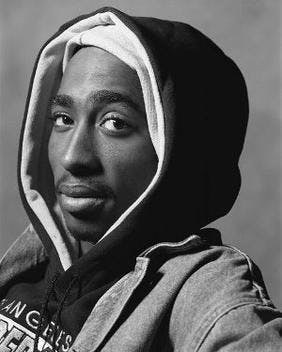 Promotional photograph of Tupac Shakur by Albert Watso