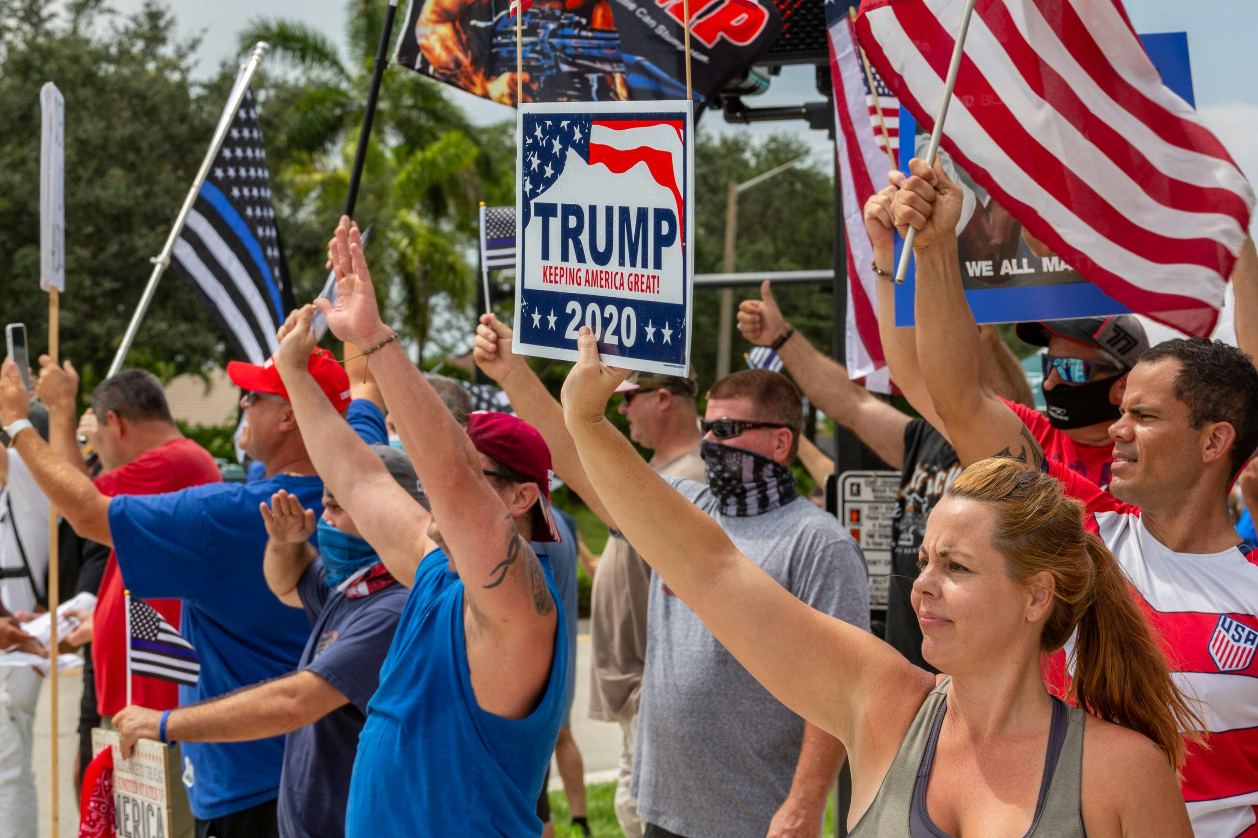 طرفداران ترامپ فلوریدا ۲۰۲۰