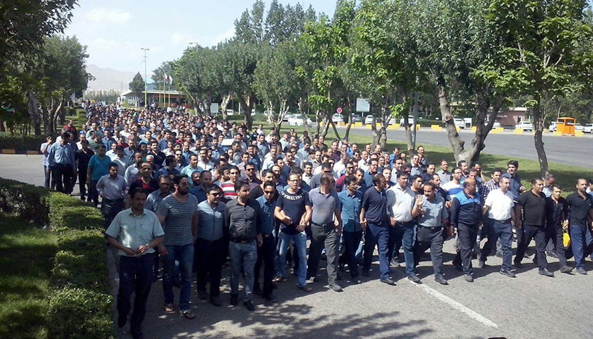تظاهرات کارگران شرکت ایران ترانسفو (زنجان)، مرداد ۱۳۹۵