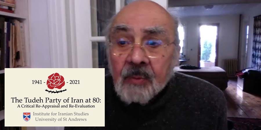 یرواند آبراهامیان در کنفرانس "حزب توده ایران در هشتاد سالگی"