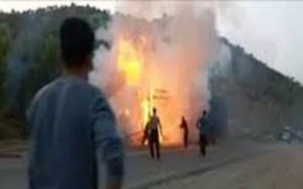 سوختن در آتش − تصادف: سواری با تریلی در قتلگاه مریوان−سنندج