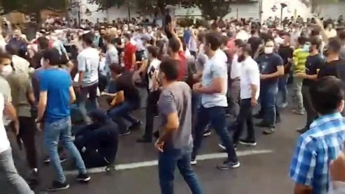 شنبه ۲ مرداد ۱۴۰۰ تظاهراتی در تبریز در همبستگی با مطالبات مردم عرب خوزستان