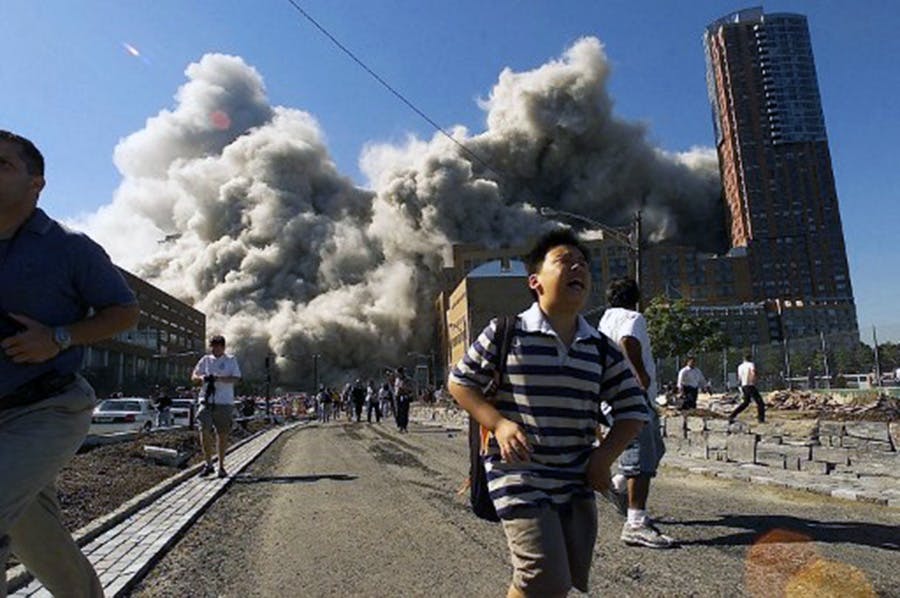۱۱ سپتامبر ۲۰۰۱، نیویورک − عکس از Getty Images via AFP