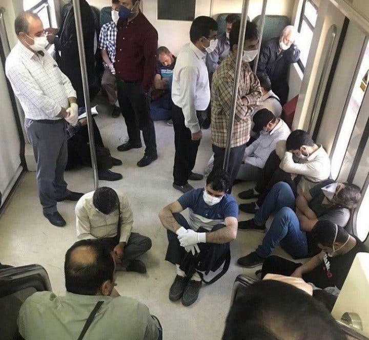 مردم خسته، متروی تهران، مهر ۱۴۰۰