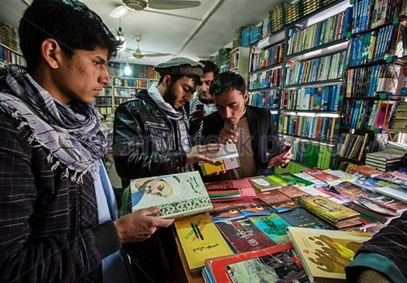 یک کتابفروشی در کابل