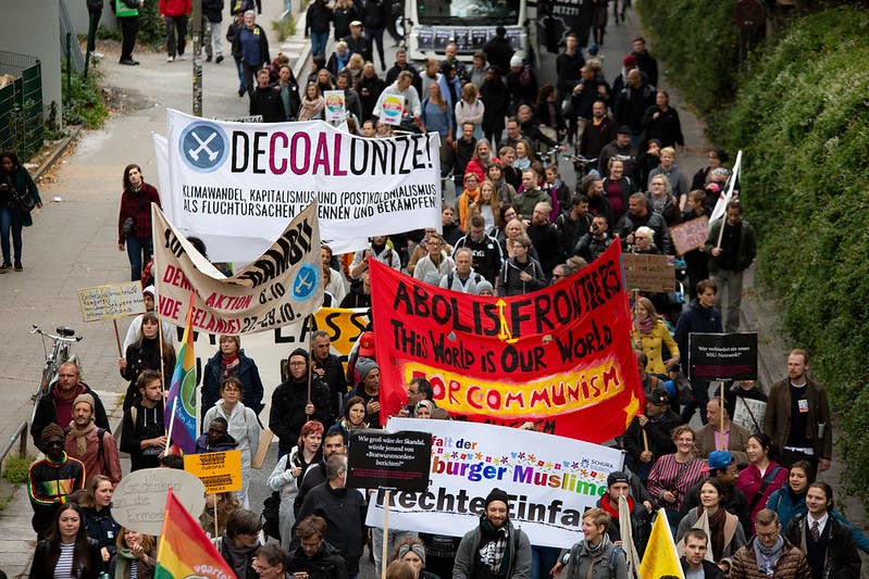 تظاهراتی علیه خارجی‌ستیزی در هامبورگ، ۲۹ سپتامبر ۲۰۱۸، عکس از: Rasande Tyskar/Flickr
