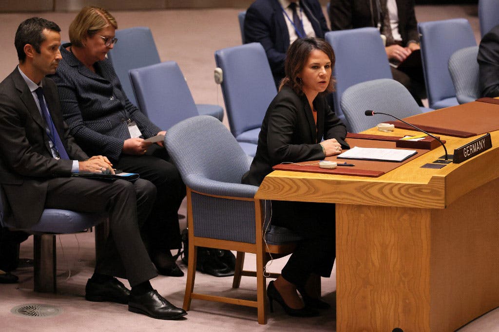 وزیر امور خارجه آلمان در جلسه شورای امنیت سازمان ملل