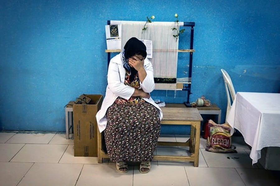 همسر یک زندانی - عکس از خبرگزاری ایسنا
