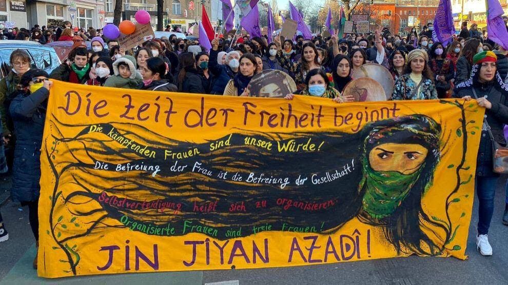 تظاهرات در اروپا در همبستگی بین‌المللی با جنبش زنان کرد ترکیه