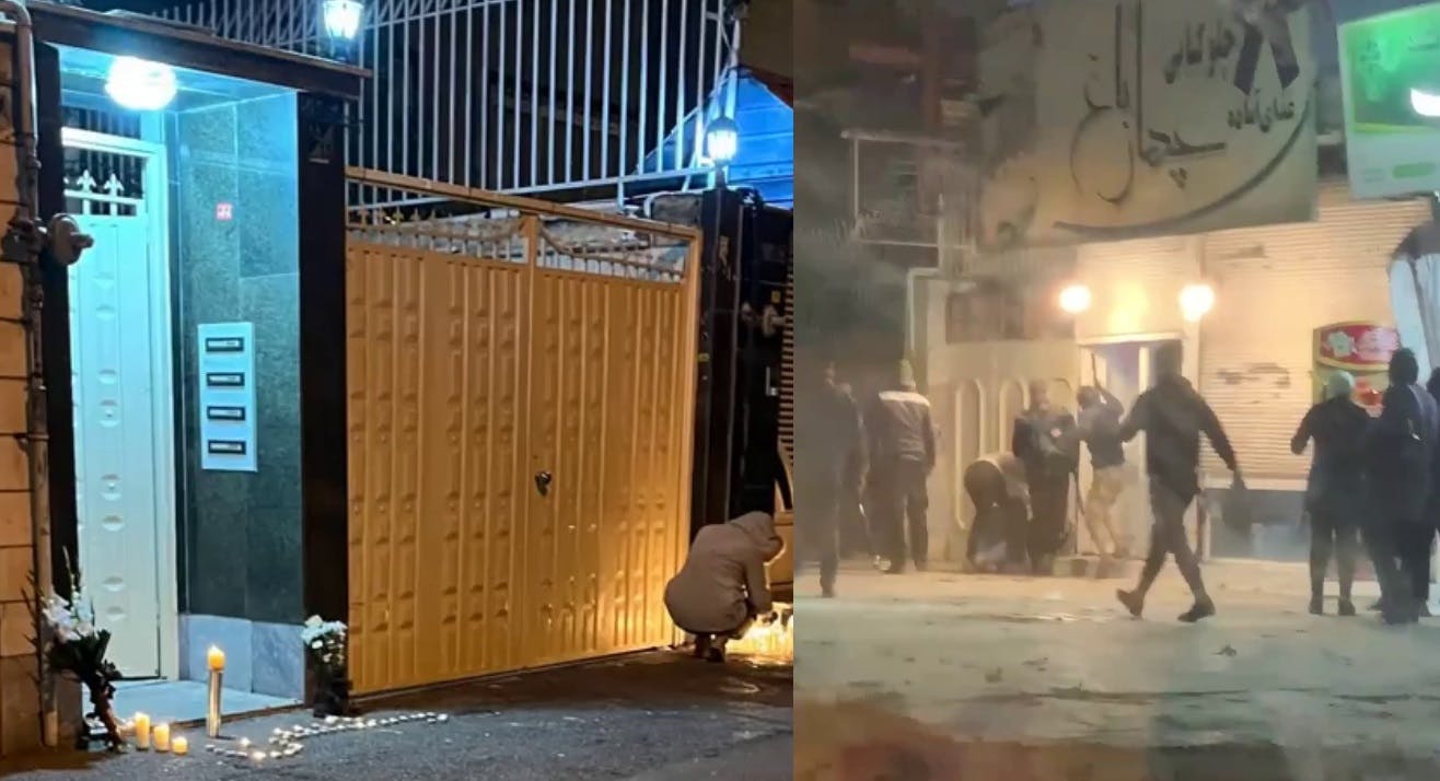 کرمانشاه: ماموران سرکوب معترضان را با خشونت بازداشت کردند. تهران: ماموران سرکوب نگذاشتند مردم با خانواده محسن شکاری دیدار کنند. ۱۸ آذر ۱۴۰۱