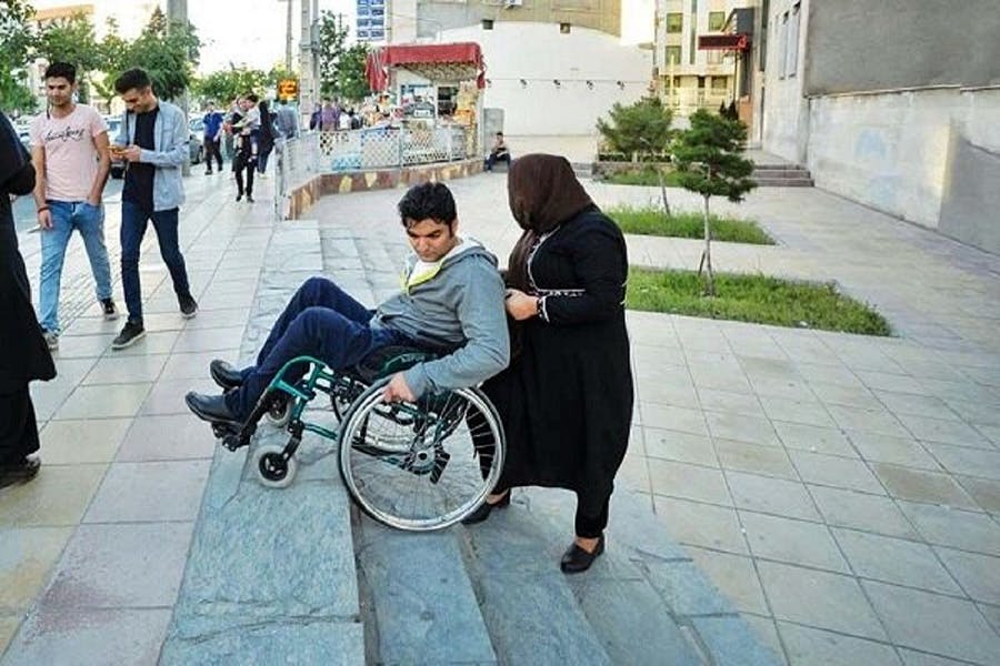شهرهای ایران پذیرای معلولان نیستند