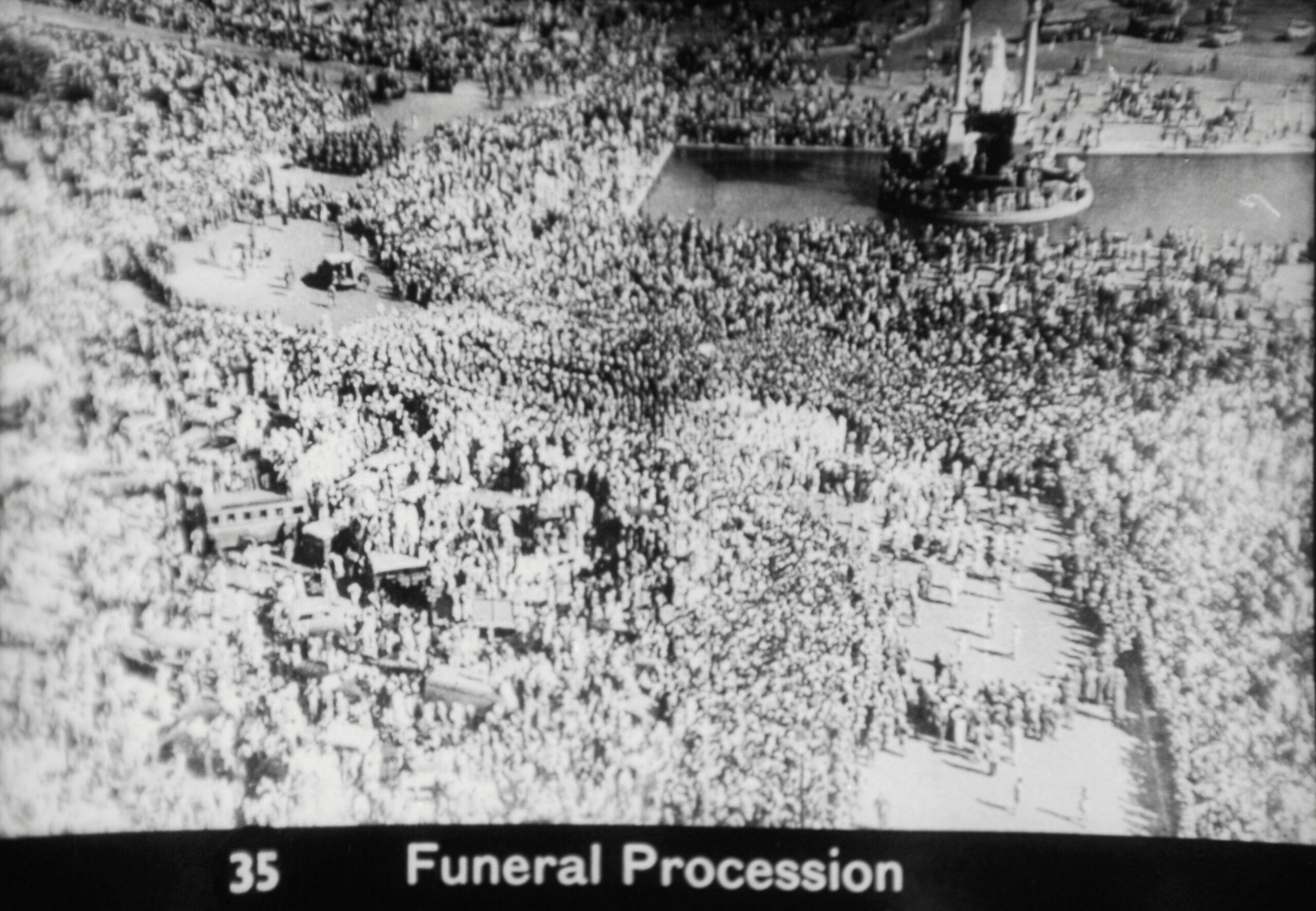تشییع جنازه گاندی- ژانویه ۱۹۴۸