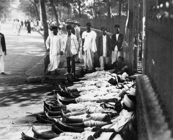 ۱۲ آوریل ۱۹۳۰ هند، اعتصاب کارگران حامی گاندی