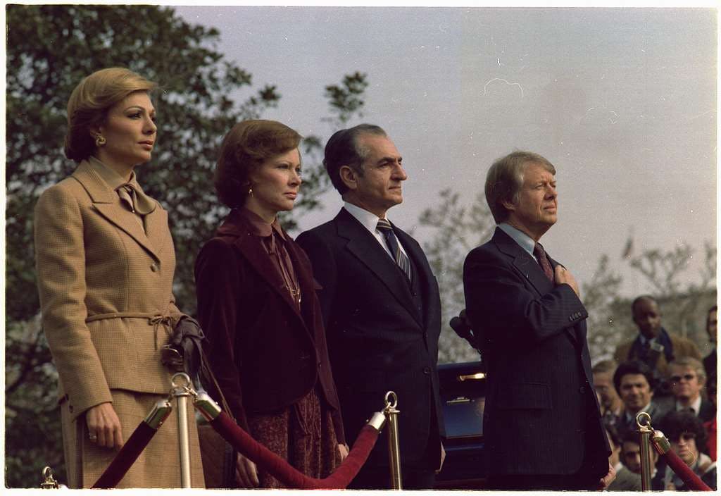 دیدار شاه و فرح از آمریکا − ۱۹۷۷. منبع National Archives and Records Administration