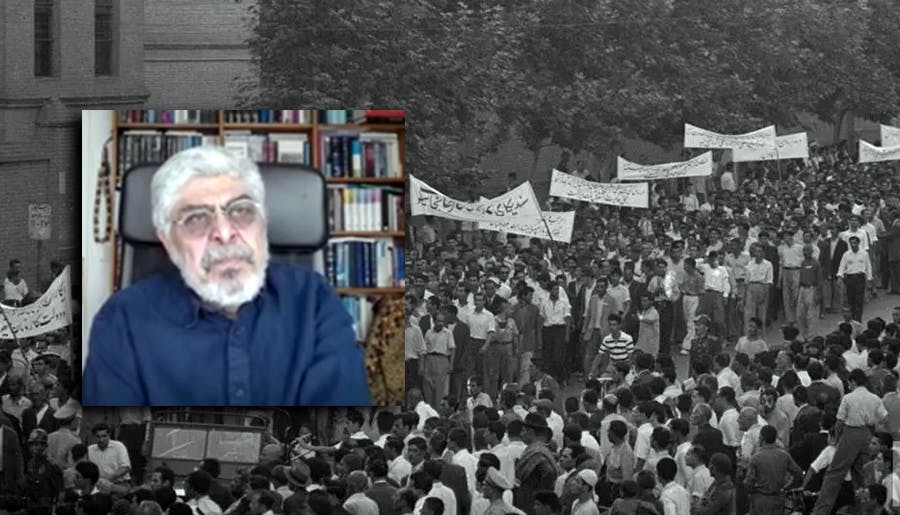 ناصر مهاجر، زمینه عکس: تظاهرات کارگری در ایران پیش از کودتای ۲۸ مرداد