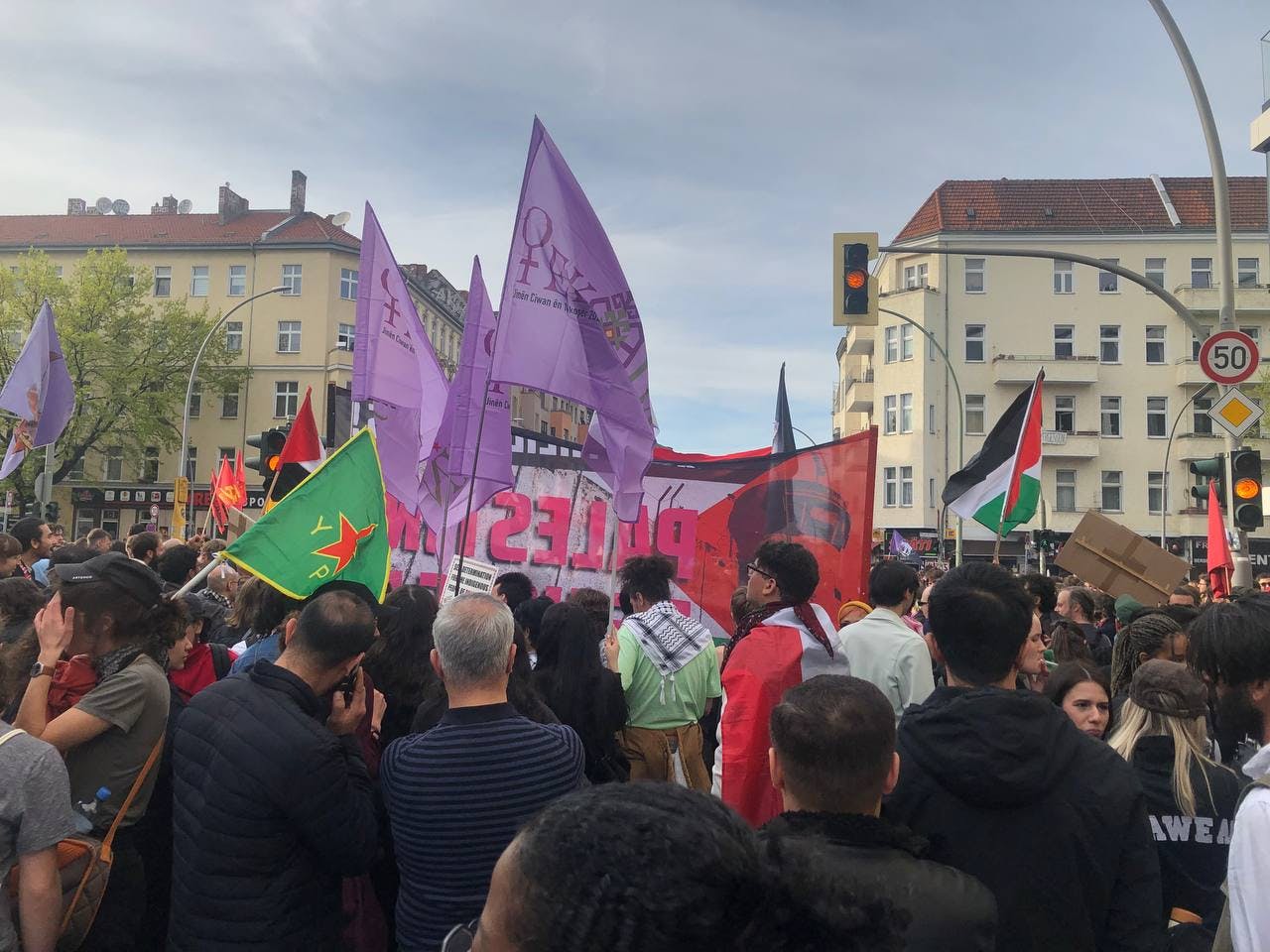 تظاهرات روز جهانی کارگر در برلین