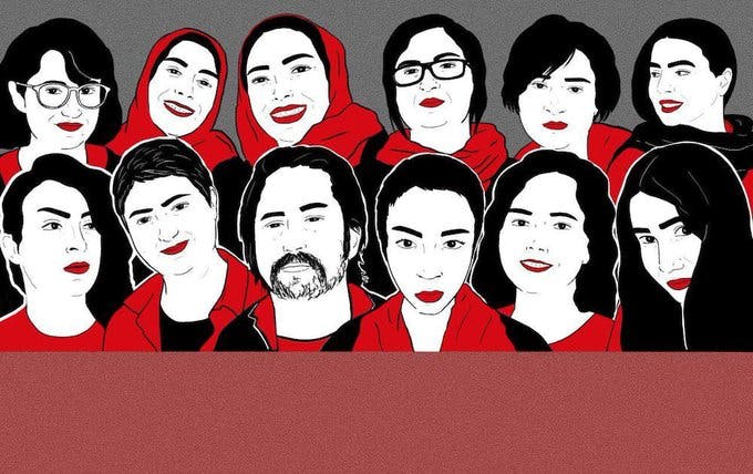 فعالان بازداشت شده گیلان - عکس روشی روزبهانی
