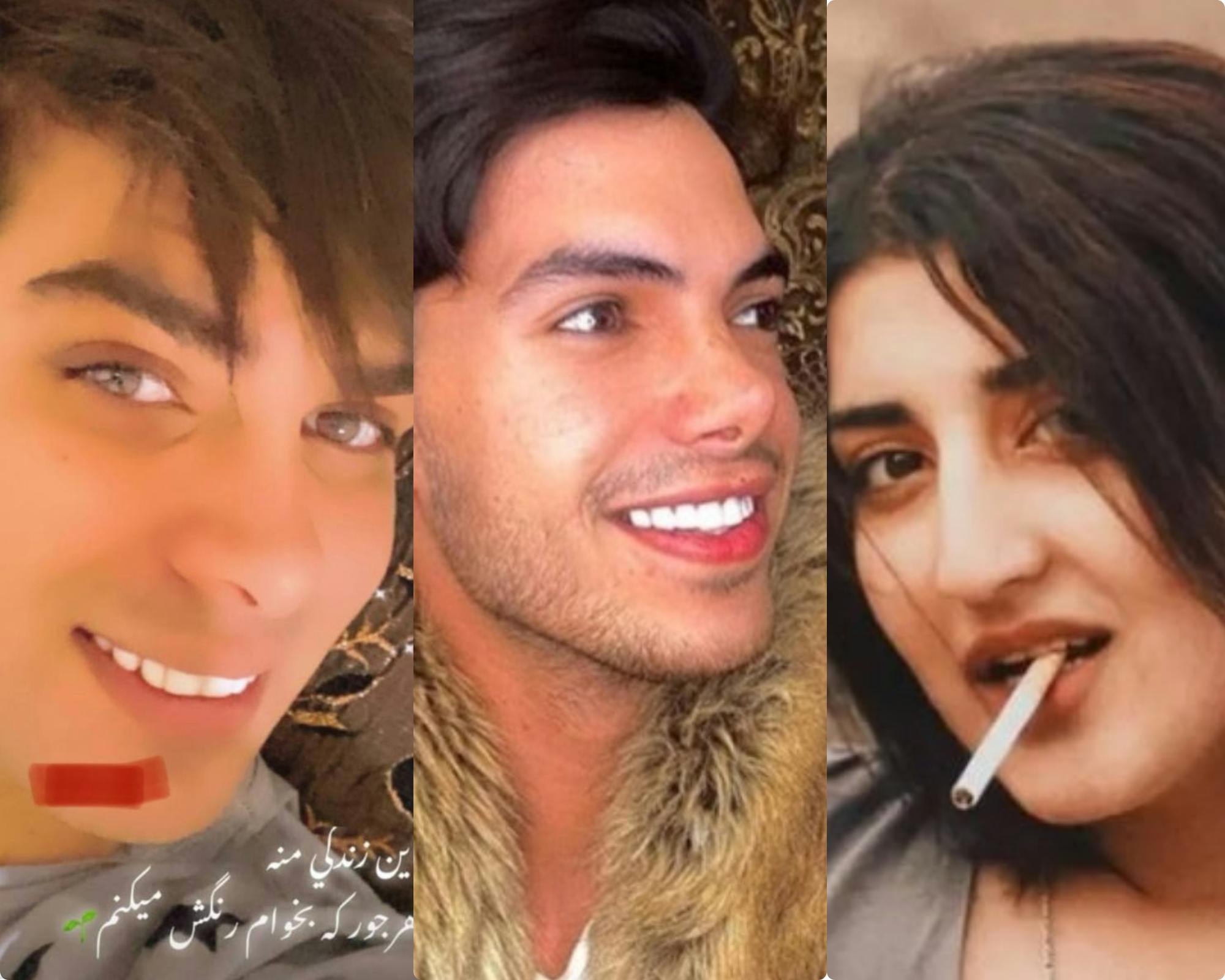 تصویری از سه عضو جامعه ال‌جی‌بی‌تی ایران که در سال‌های اخیر به خاطر هویت یا گرایش جنسی خود به قتل رسیدند یا خودکشی کردند.