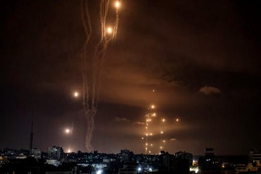 تصویر از ای‌اف‌پی: بمباران اسرائیل