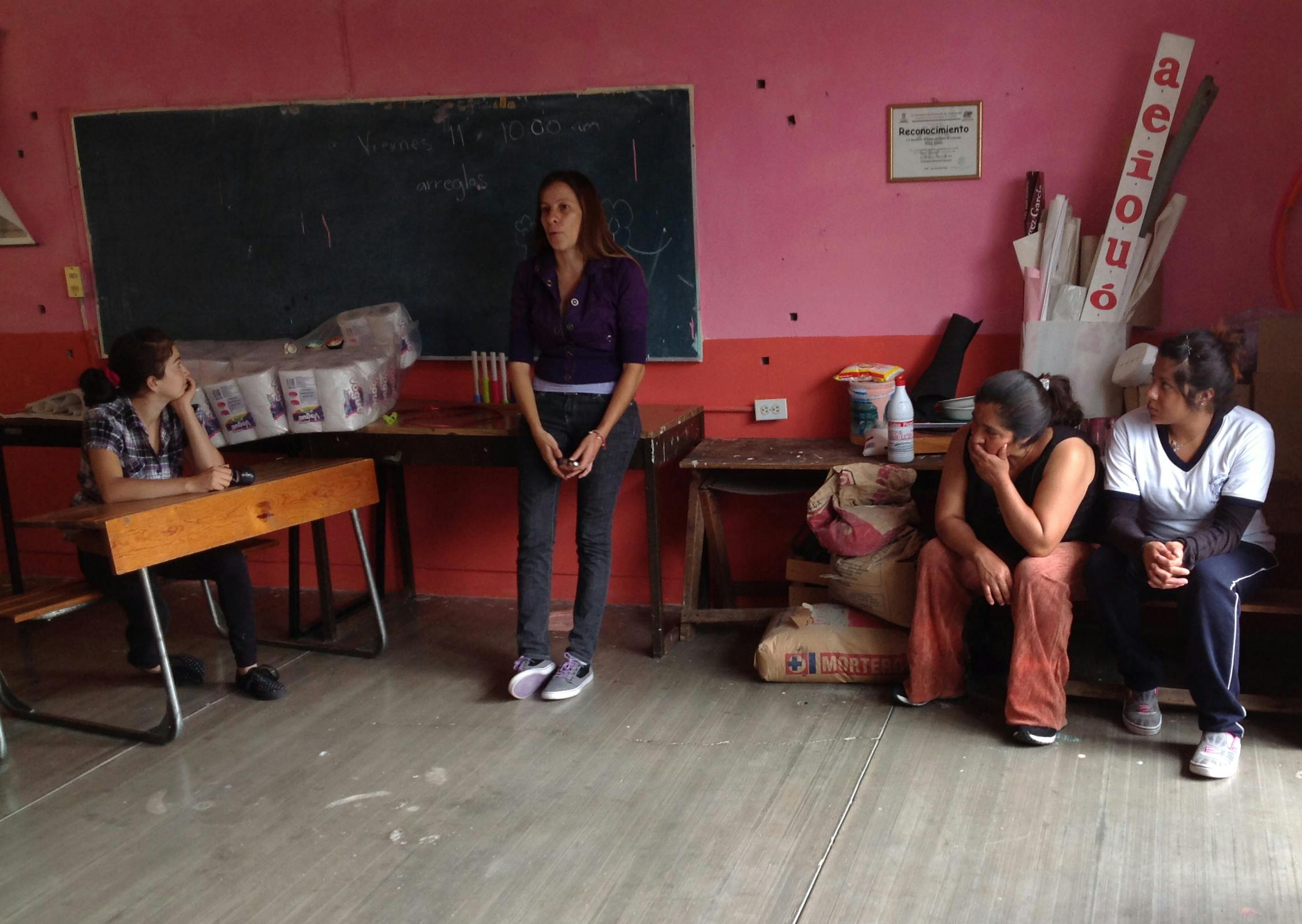 تصویر ورونیکا کروس در کارگاه سلامت جنسی و باروری در مکزیک