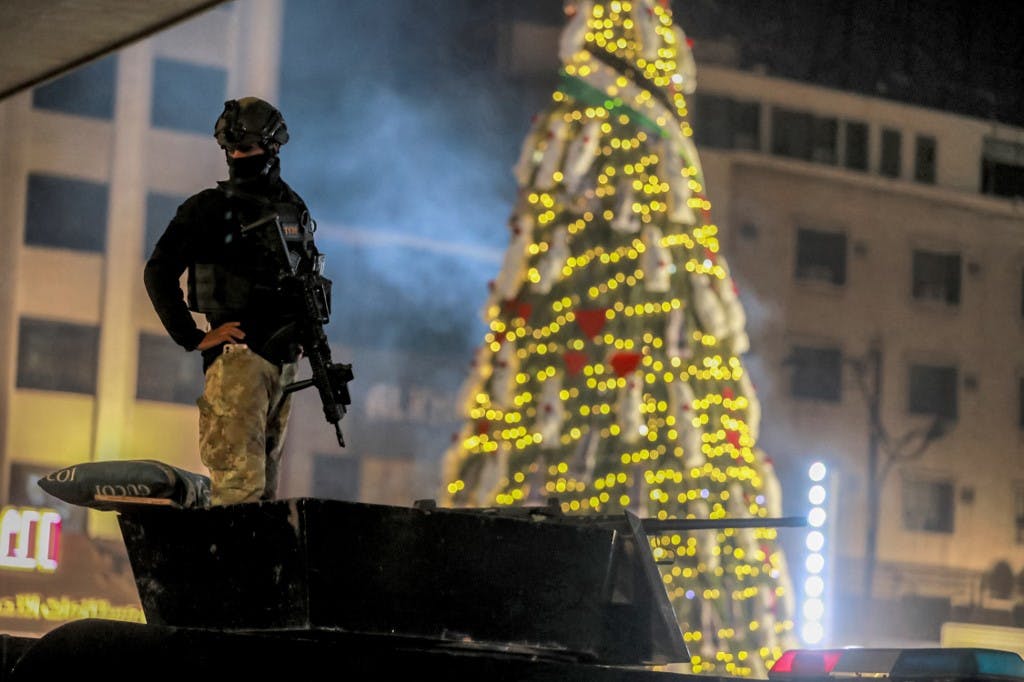 سال نو در بوداپست، مجارستان ــ عکس: AFP