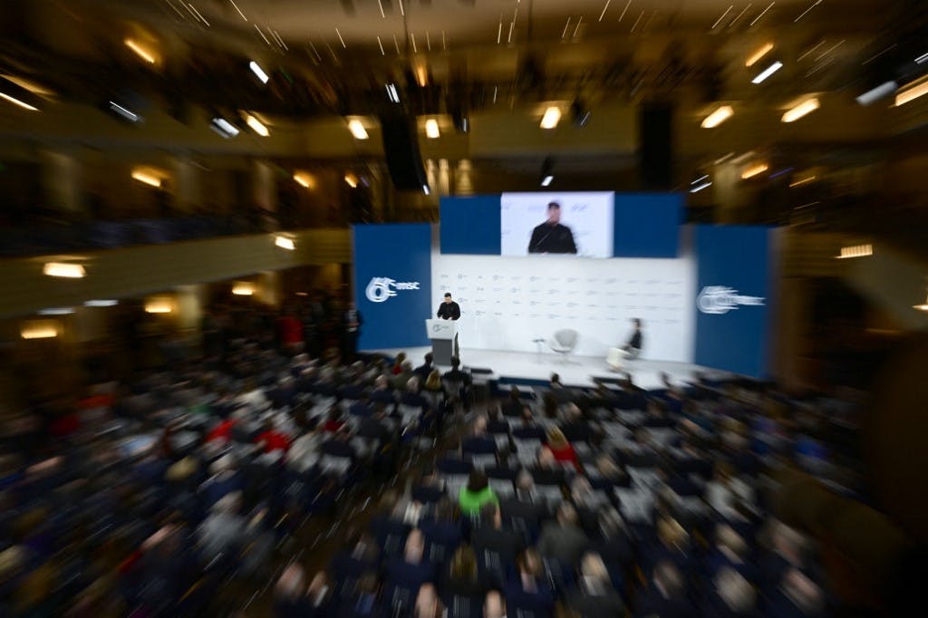نمایی از کنفرانس امنیتی مونیخ، فوریه ۲۰۲۲، عکس از AFP