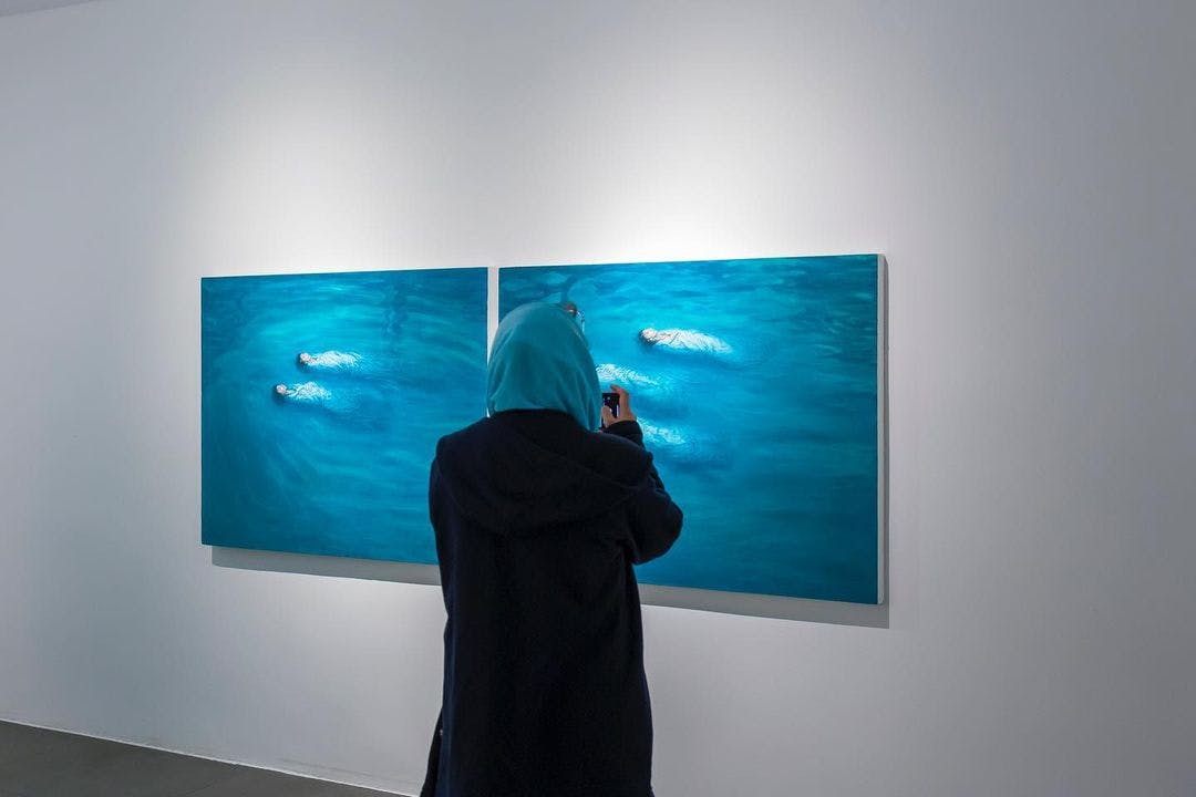 سرریز: نمایشگاه انفرادی سحر باصری سعدی (عکس: اینستاگرام نیا گالری)