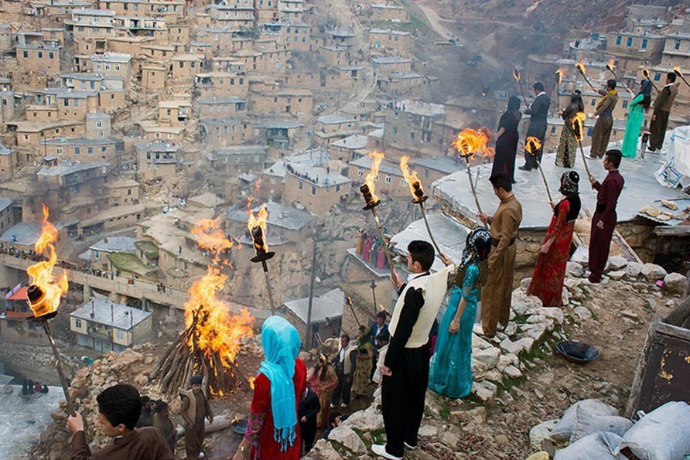 مراسم نوروزی در کردستان (عکس: ویکی پدیا)