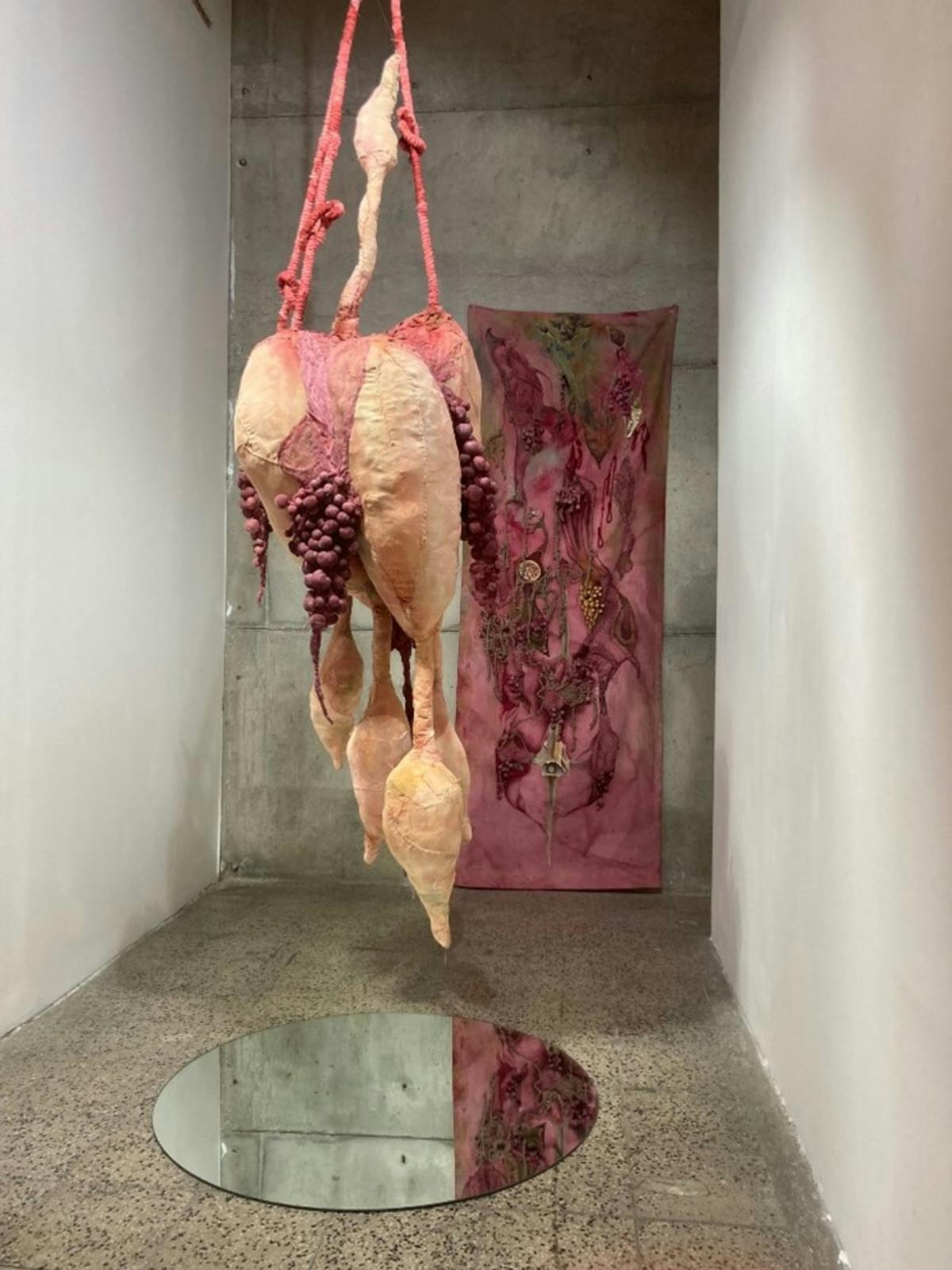 نمایشگاه پریسا تقی‌پور با عنوان «گفت‌وگوهای من و آن دیگری» در گالری آران (عکس: زمانه)