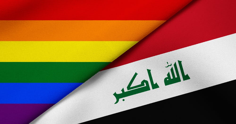 پرچم عراق و پرچم جامعه کوییر