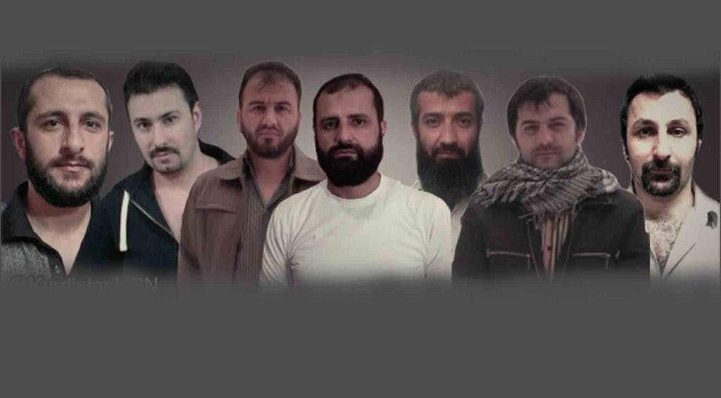 تصویر شبکه حقوق بشر کردستان از زندانیان عقیدتی کرد